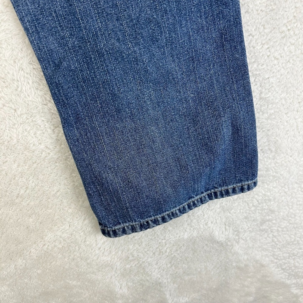 Silver Cropped Capri Jeans Womens Size 30 Blue Denim Low Rise Classic Stretch - Picture 4 of 15